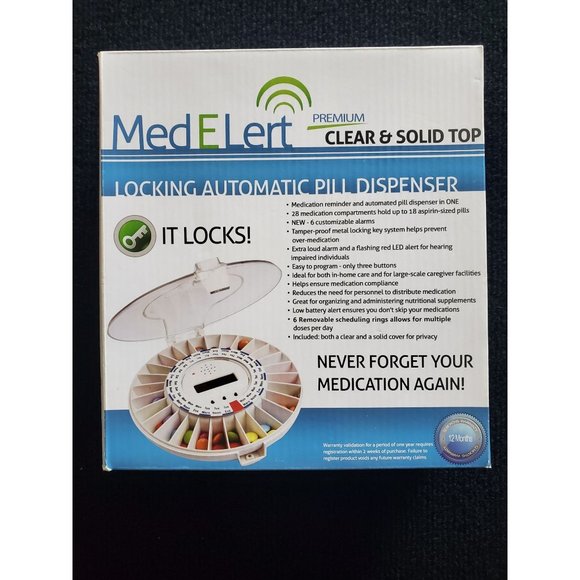 MedELert Other New Medelert Brand Premium Locking Automatic Pill